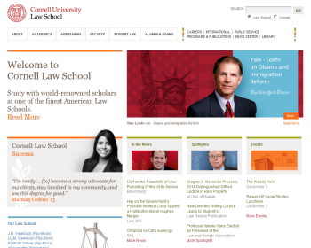 Cornell University Law School Web page