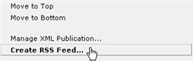 Create RSS