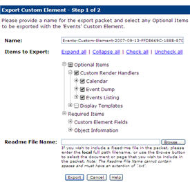 Export Applications
