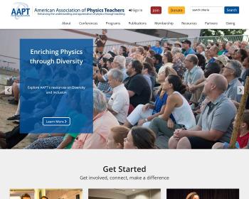 American Association of Physics Teachers Web page