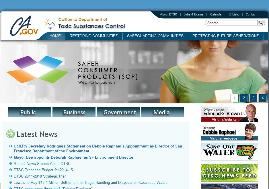 california-department-of-toxic-substances-control-website-page-1