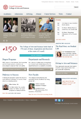 Cornell University Arts & Sciences Home Page