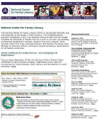 National Center for Family Literacy