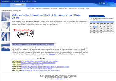international right of way