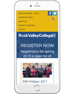 Rock Valley College Mobile