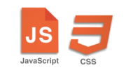 JavaScript and CSS logos::JavaScript and CSS logos
