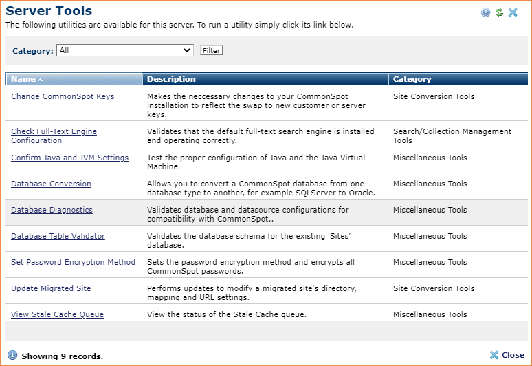 Database Diagnostics