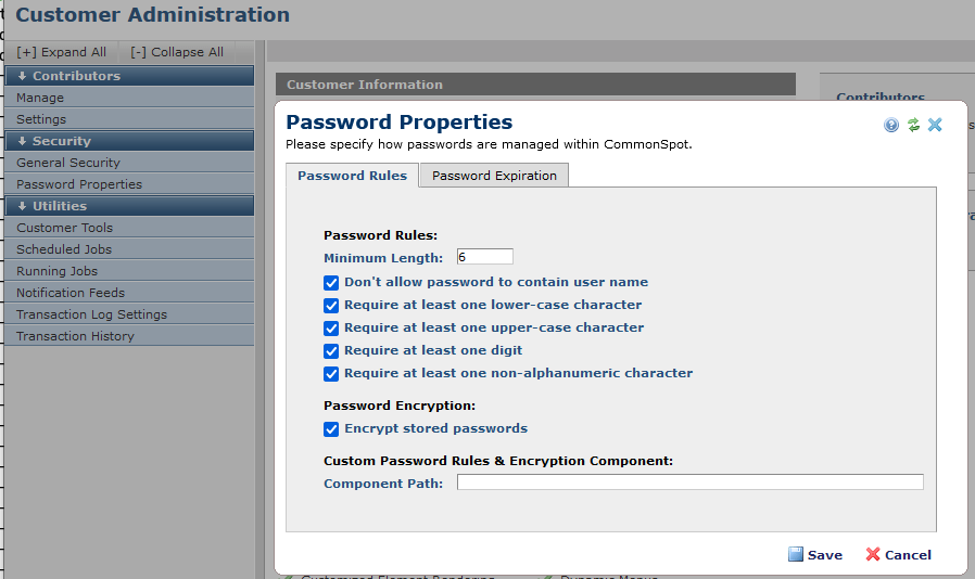 Password Rules