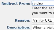 SEO Redirects and Vanity URL's