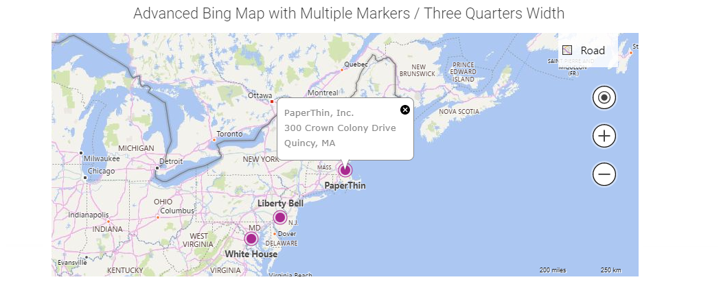 Advanced Maps Widget Multiple Markers Advanced Maps Widget Multiple Markers