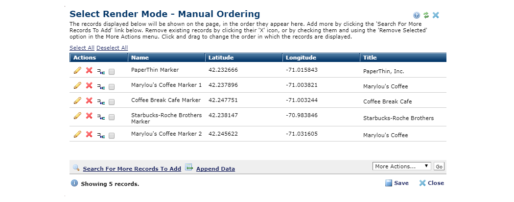 Maps Widget Multiple Manual Ordering Maps Widget Multiple Manual Ordering