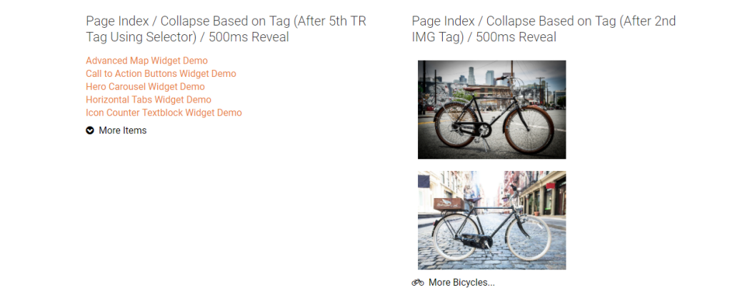 ReadMore Demo 3 ReadMore Widget Demo 3
