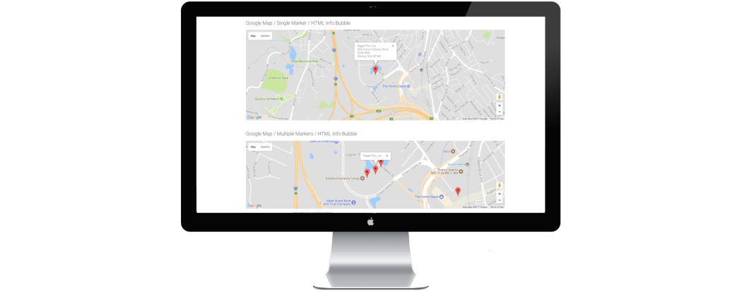 Advanced Maps Widget Screenshot Advanced Maps Widget Screenshot